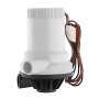 VEVOR 12V 1600 GPH straight livewell aeration pump for boats with dual inlet, ABA housing, removable motor cartridge, corrosion-resistant livewell aeration pump for fresh and salt water