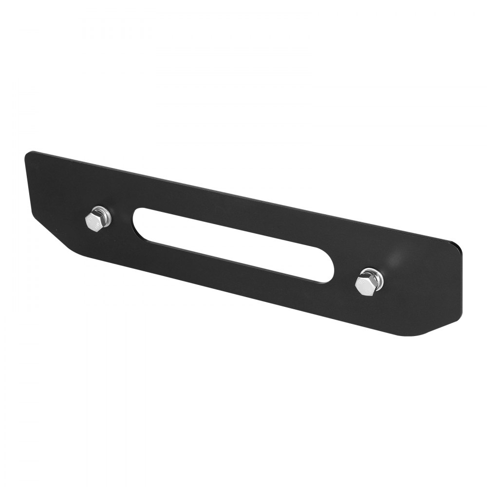 VEVOR Soporte de Cabrestante, Soporte de Enganche de Remolque para Modelos Jeep Wrangler JL/JLU y Gladiator JT Seleccionados (2018-2023), Diseño de 2 Orificios Capacidad de 5443 kg, Negro