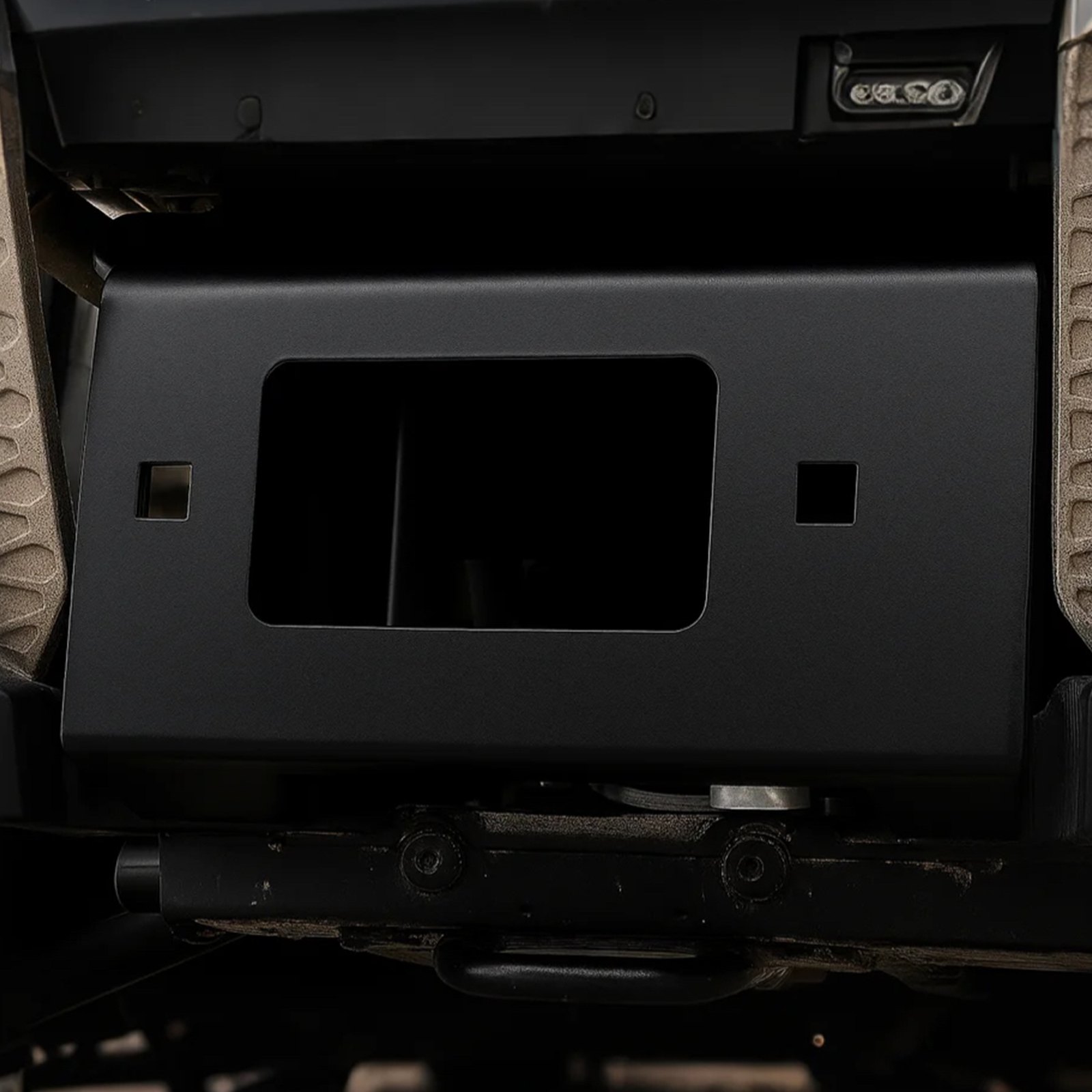 VEVOR Soporte de Cabrestante, Soporte de Enganche de Remolque para Modelos Selectos de Polaris Sportsman (2009 y Posteriores), Diseño de 2 Orificios Capacidad de 907-1633 kg para Asistencia
