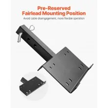 VEVOR Soporte de Cabrestante con Receptor de 50,8 mm Capacidad de 6803 kg Negro