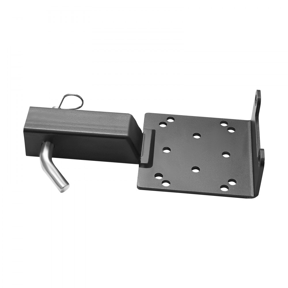 VEVOR Soporte de Cabrestante, Soporte de Enganche de Remolque con Receptor de 50,8 mm, Orificios para Pernos de 2/4, Capacidad de 1633 kg para Vehículos Todoterreno, UTV y Camionetas, Negro