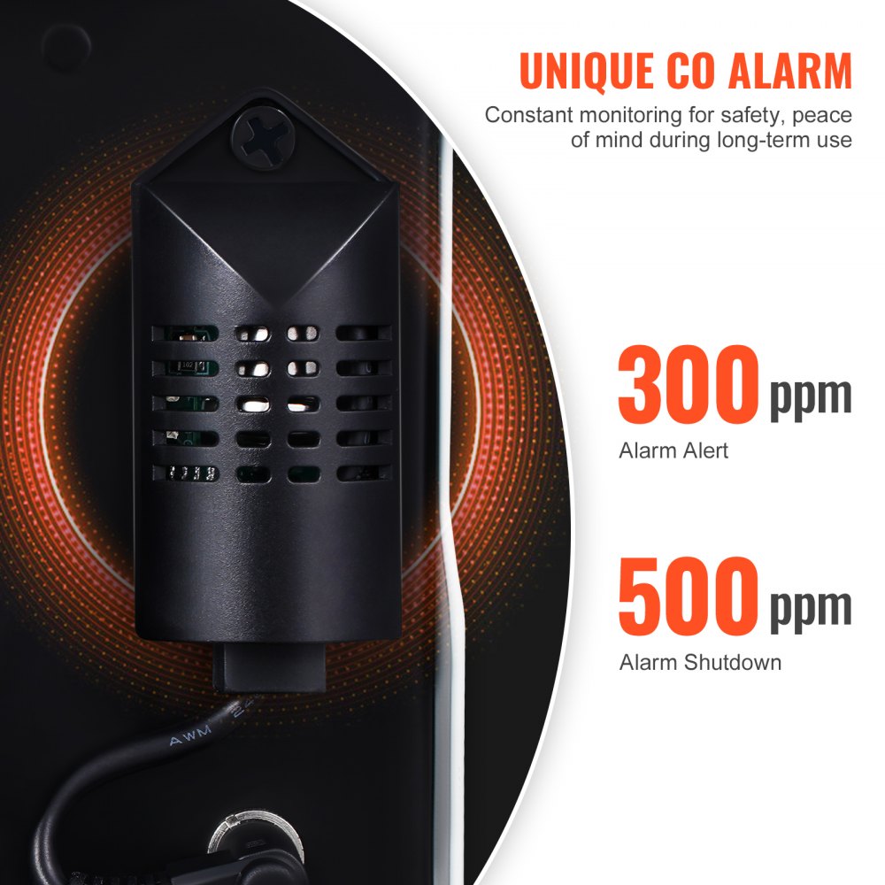 VEVOR Calentador Diésel Portátil 5-8KW Todo en Uno 12 V/24 V, con Control por Aplicación Bluetooth, Control Remoto y Pantalla de Visualización, Alarma de CO, Calentamiento Rápido Vehículos y Exteriores