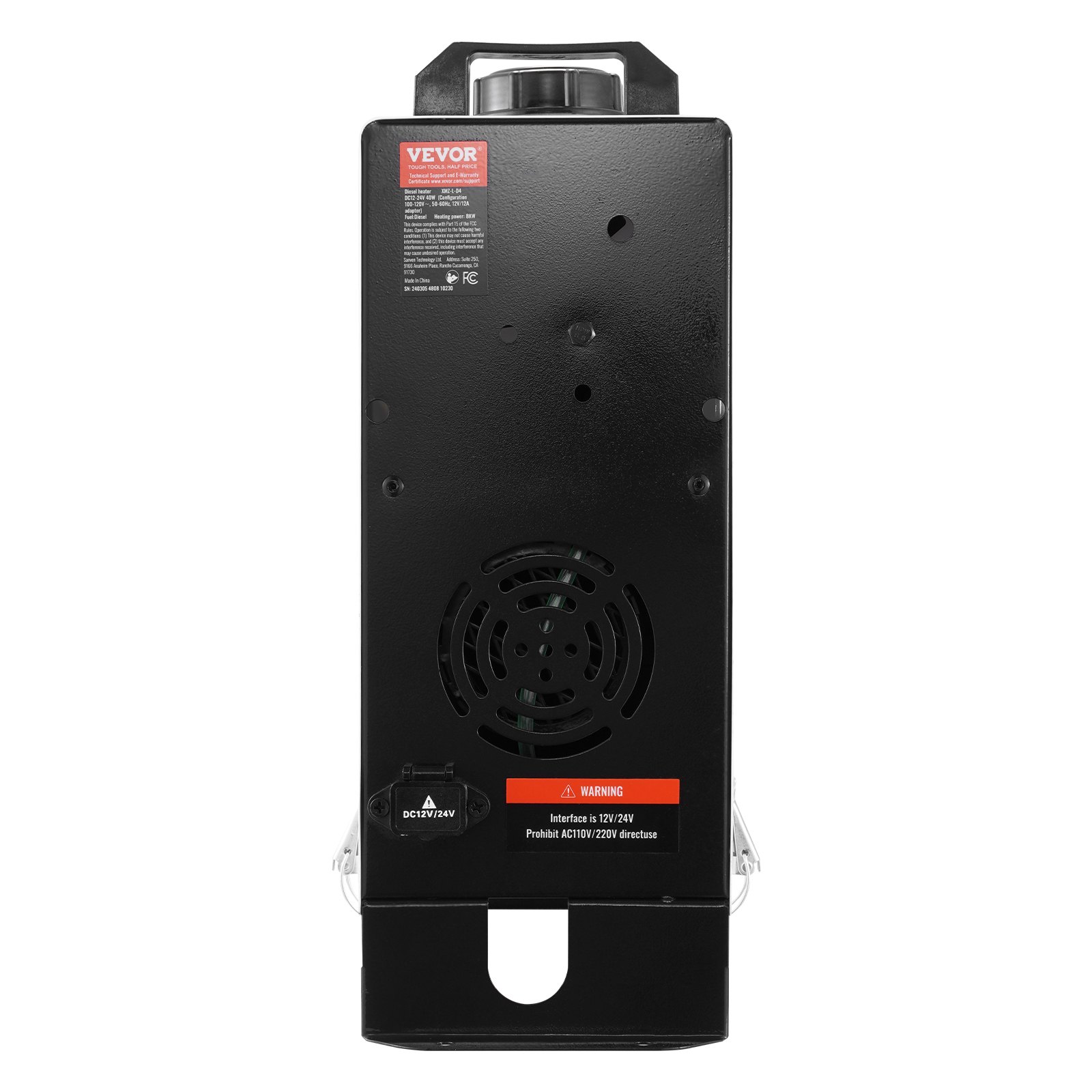 VEVOR Calentador Diésel Todo en Uno 5-8kW Calentador de Aire Diésel con Control Remoto Pantalla LCD Calentamiento Rápido Bajo Consumo de Combustible Portátil para Interior de Caravana Autocaravana