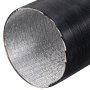 VEVOR Manguera de calentador diésel conducto de aire expandible 75 mm manguera de escape de acero inoxidable 25 mm 2 ventilaciones abrazadera de manguera para calentadores de estacionamiento diésel