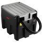 VEVOR Tanque de Diésel Portátil, Tanque de Combustible de Capacidad de 220 L con Bomba de Transferencia Eléctrica y Manguera de Goma de 3,9 m, Contendor de Transferencia de Diésel de PE, Negro