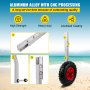 VEVOR Ruedas de Lanzamiento para Lancha de Barco 12 " / 30,5 cm Ruedas de Botadura de Barco 500 lbs / 227 kg Rueda Dolly de Bote Inflable Aleación de Aluminio para Barco Inflable, Kayak, Bote de Vela