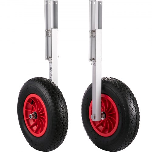 VEVOR Ruedas de Lanzamiento para Lancha de Barco 15 " / 38,1 cm Ruedas de Botadura de Barco 300 lbs / 136 kg Rueda Dolly de Bote Inflable Aleación de Aluminio para Barco Inflable, Kayak, Bote de Vela