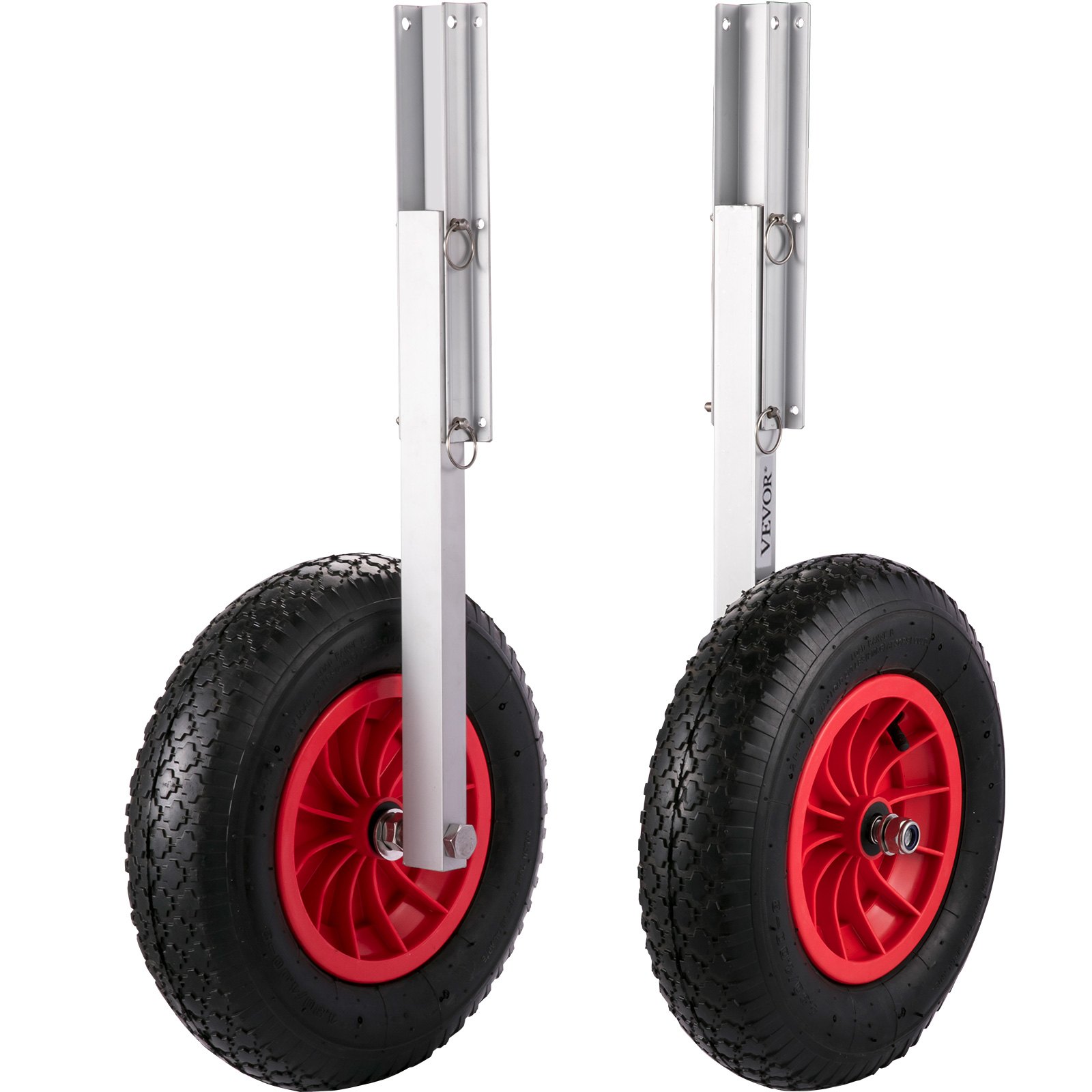 VEVOR Ruedas de Lanzamiento para Lancha de Barco 15 " / 38,1 cm Ruedas de Botadura de Barco 300 lbs / 136 kg Rueda Dolly de Bote Inflable Aleación de Aluminio para Barco Inflable, Kayak, Bote de Vela