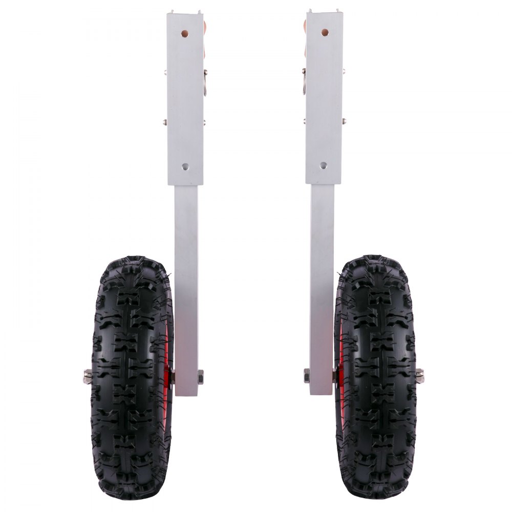 VEVOR Ruedas de Lanzamiento para Lancha de Barco 12 " / 30,5 cm Ruedas de Botadura de Barco 600 lbs / 272 kg Rueda Dolly de Bote Inflable Aleación de Aluminio para Barco Inflable, Kayak, Bote de Vela