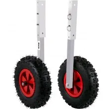 VEVOR Ruedas de Lanzamiento para Lancha de Barco 12 " / 30,5 cm Ruedas de Botadura de Barco 600 lbs / 272 kg Rueda Dolly de Bote Inflable Aleación de Aluminio para Barco Inflable, Kayak, Bote de Vela