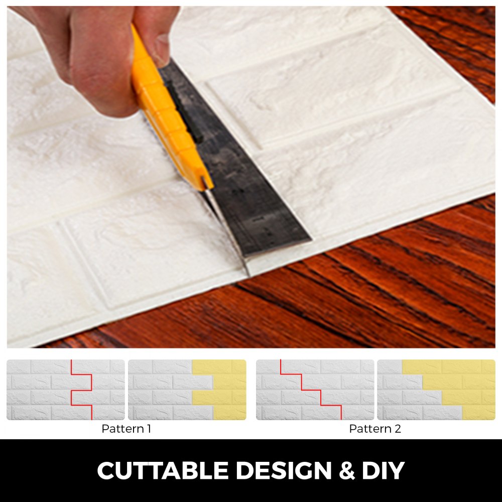 22pcs 3d Paneles De Pared De Pvc Espuma De Pe Decoración Suave High Grade