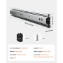 VEVOR Correderas para Cajones de Tocador de Montaje Lateral, 10 Pares Rieles para Gabinete con Cojinetes de Bolas Extensión Completa, Carga 45kg, para Reemplazo de Cocina DIY, 500 x 46 x 12,7 mm