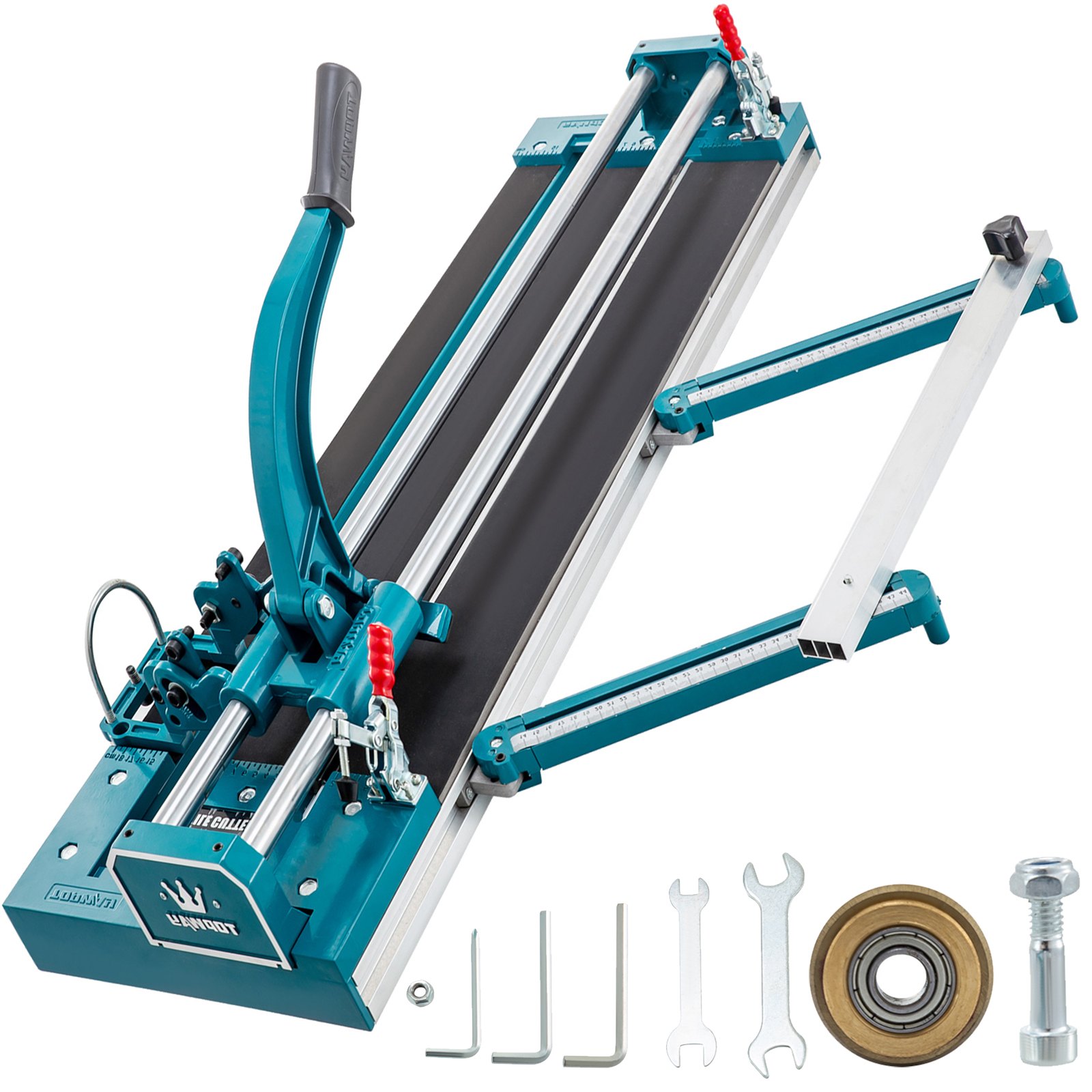 VEVOR Cortador de azulejos para trabajo pesado 3/5 en Tapa 39 en Azul con posicionamiento láser de precisión