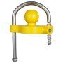 VEVOR Trailer Hitch Lock Kit, Fits for 46 mm, 50.8 mm, 58.7 mm Couplers, Heavy-Duty Anti-Theft Trailer Ball Lock with Keys, Prying-Resistant, Adjustable Height Design for RVs, Boats, Trailers