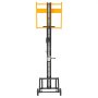 VEVOR Drywall Lift, Heavy-Duty 68 kg Sheetrock Hoist for Wall Installation, One Person Drywall Installation, 1219x4878 mm Max. Panel Vertical Lifter with Wheels, Easy Transport (Yellow)