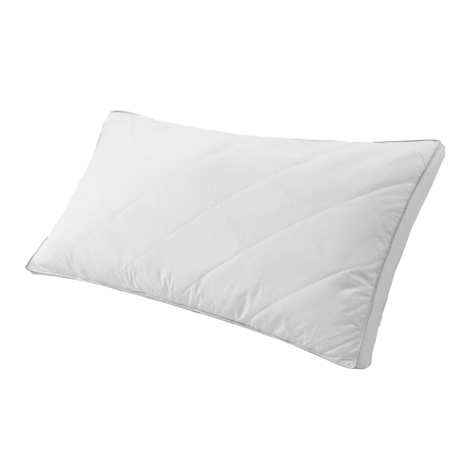 VEVOR Almohadas de Cama, 2 Piezas, Tamaño Queen 760 x 500 mm, Almohadas de Hotel de Lujo con Relleno Alternativo de Plumón Original, Sujetas y Mullidas, ideales para Descanso y Relajación, Blanco