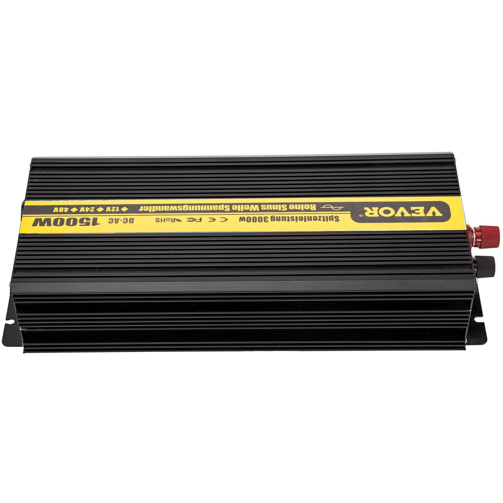 Vevor Inversor Onda Pura Convertidor Transformador Usb 12 v 230 v 1500 W Con Lcd