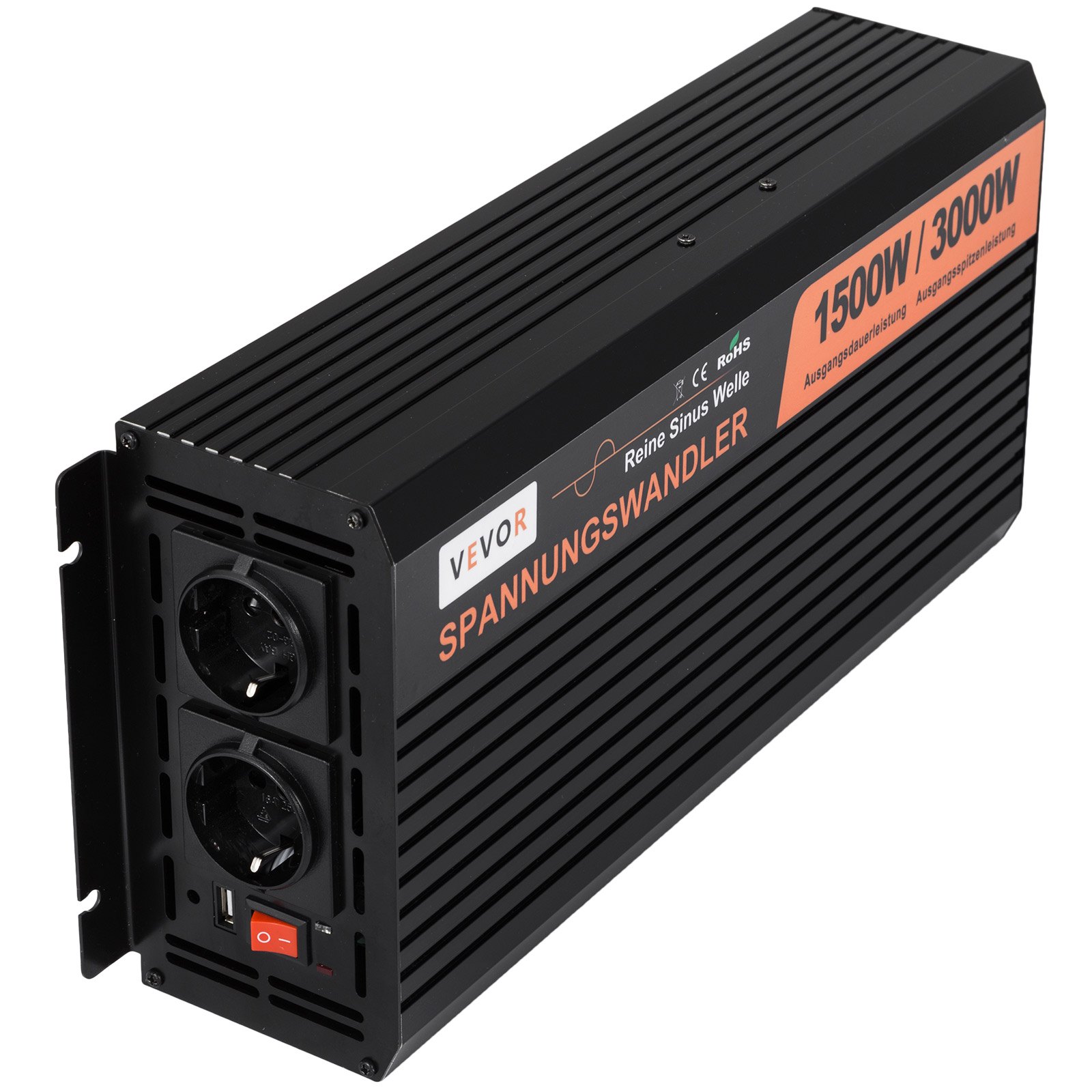 Inversor De Onda Sinusoidal Pura 1500w 3000w Convertidor De Voltaje 24v A 230v