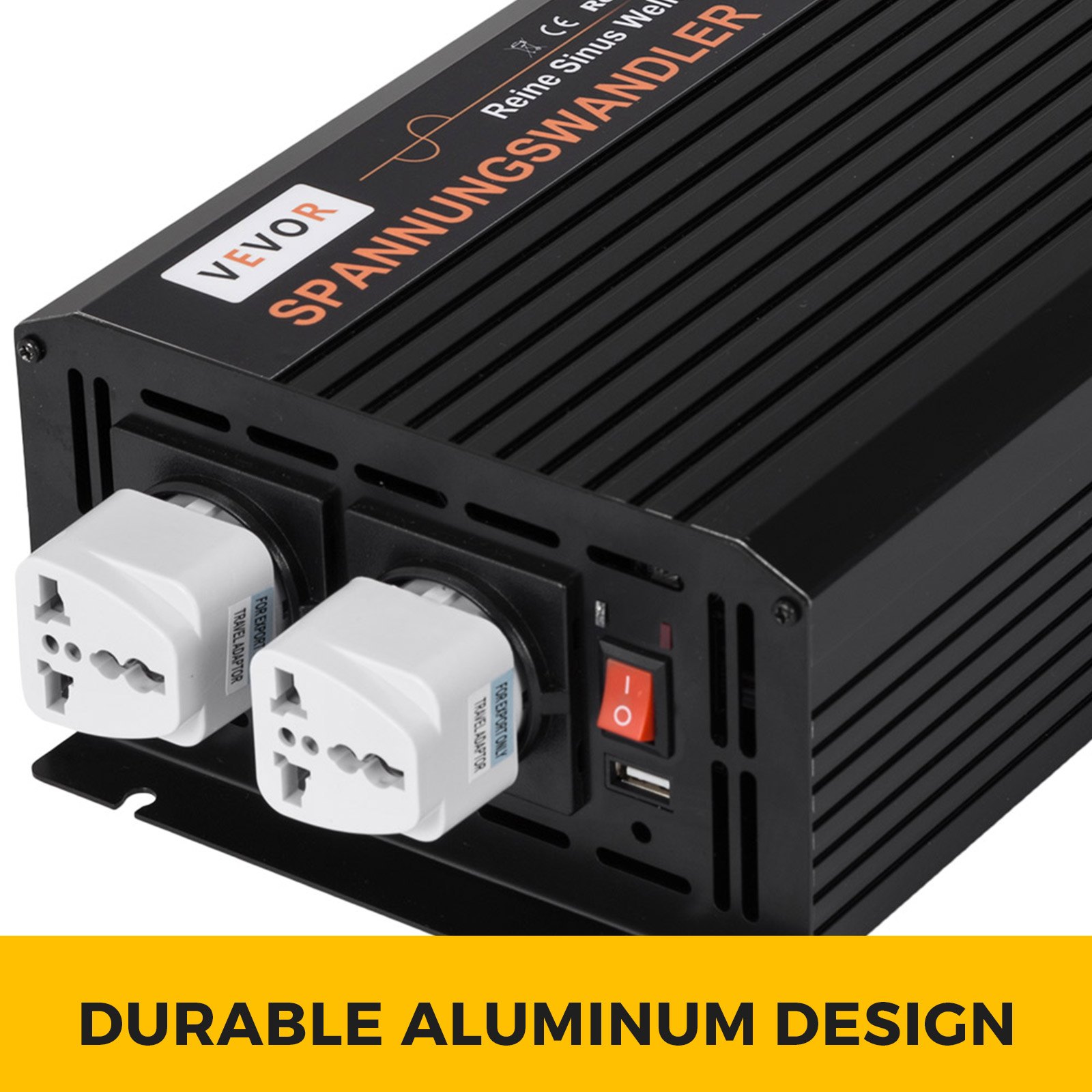 Inversor De Onda Sinusoidal Pura 1500w 3000w Convertidor De Voltaje 24v A 230v