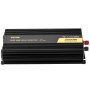 VEVOR Convertidor de Corriente GYS-2500W, Convertidor Onda Modificada DC 12V AC 230V, Inversor Onda Pura para Coche de Pico 5000W Inversor de Corriente Frecuencia Salida 50Hz Mando a Distancia y LCD