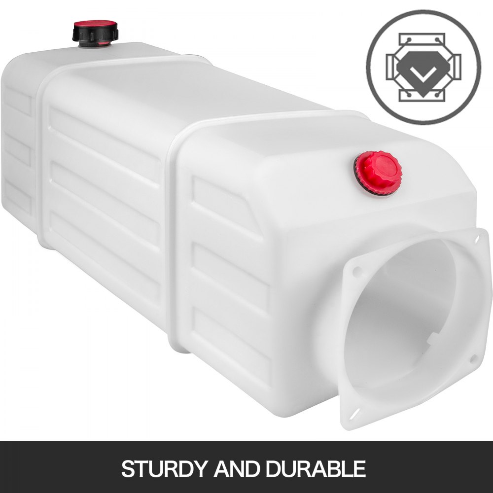 Tanque De Bomba Hidráulico De Plástico 13l Depósito De Combustible Doble Acción