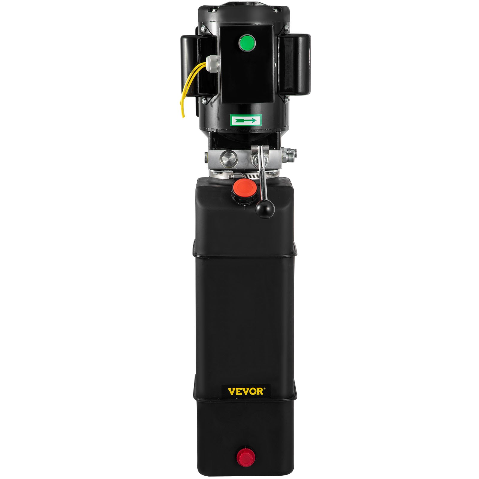 VEVOR Bomba Hidráulica Motor Hidráulico de 15 Cuartos Elevador Hidráulico Monofásico Elevador de Automóviles Remolque de Descarga de 3450 RPM 208-230 V Elevador Automático de 2 Caballos de Fuerza