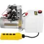 Bomba hidráulica VEVOR con panel de control y cableado adjunto.