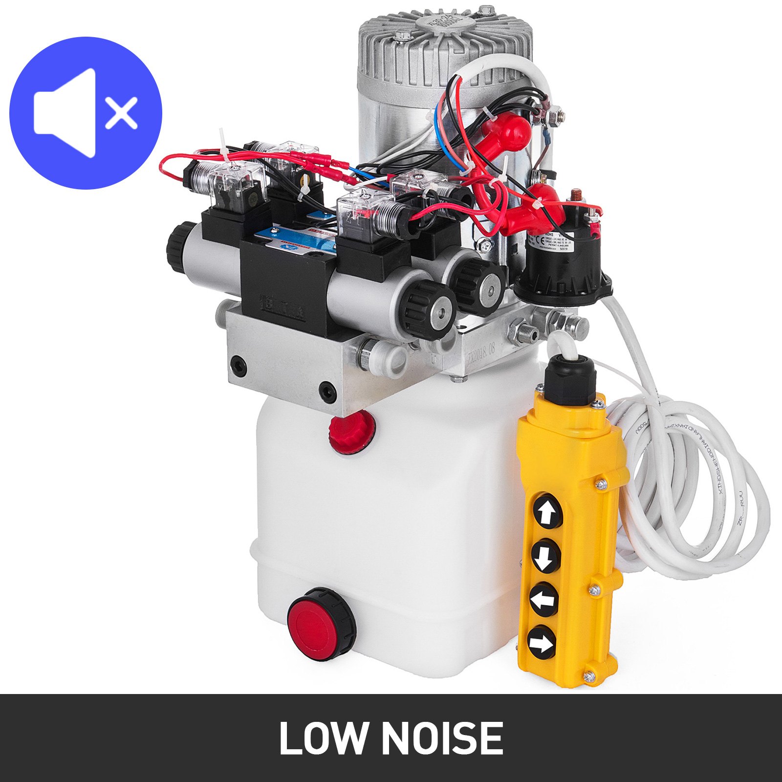 Bomba Hidráulica 24v 4,5l Dc Doble Acción Paquete De Energía Solenoide