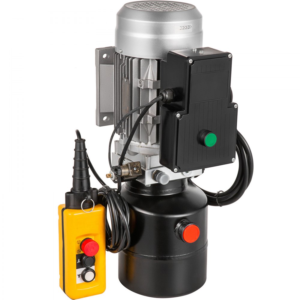 Vevor Bomba Hidráulica 4l Cilindro Hidráulico Para Coche 230v Con Tanque Aceite