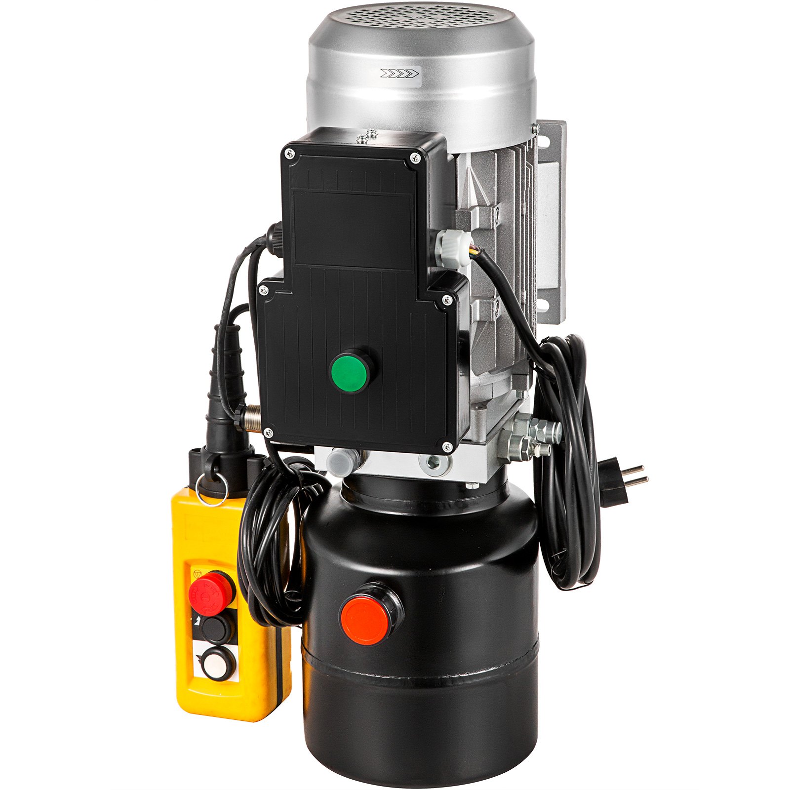 Vevor Bomba Hidráulica 4l Cilindro Hidráulico Para Coche 230v Con Tanque Aceite
