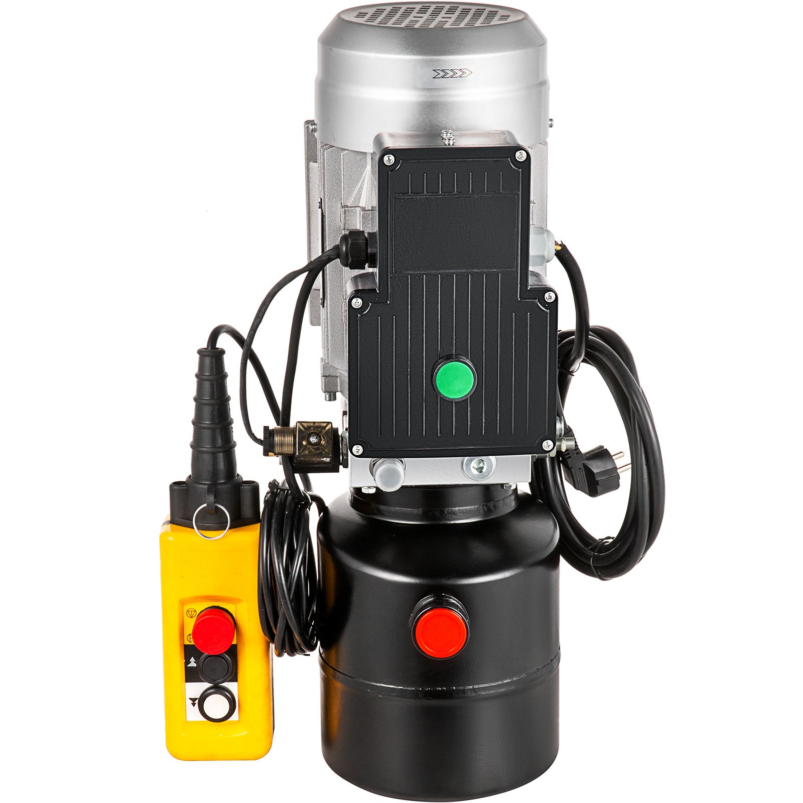 Vevor Bomba Hidráulica 4l Cilindro Hidráulico Para Coche 230v Con Tanque Aceite