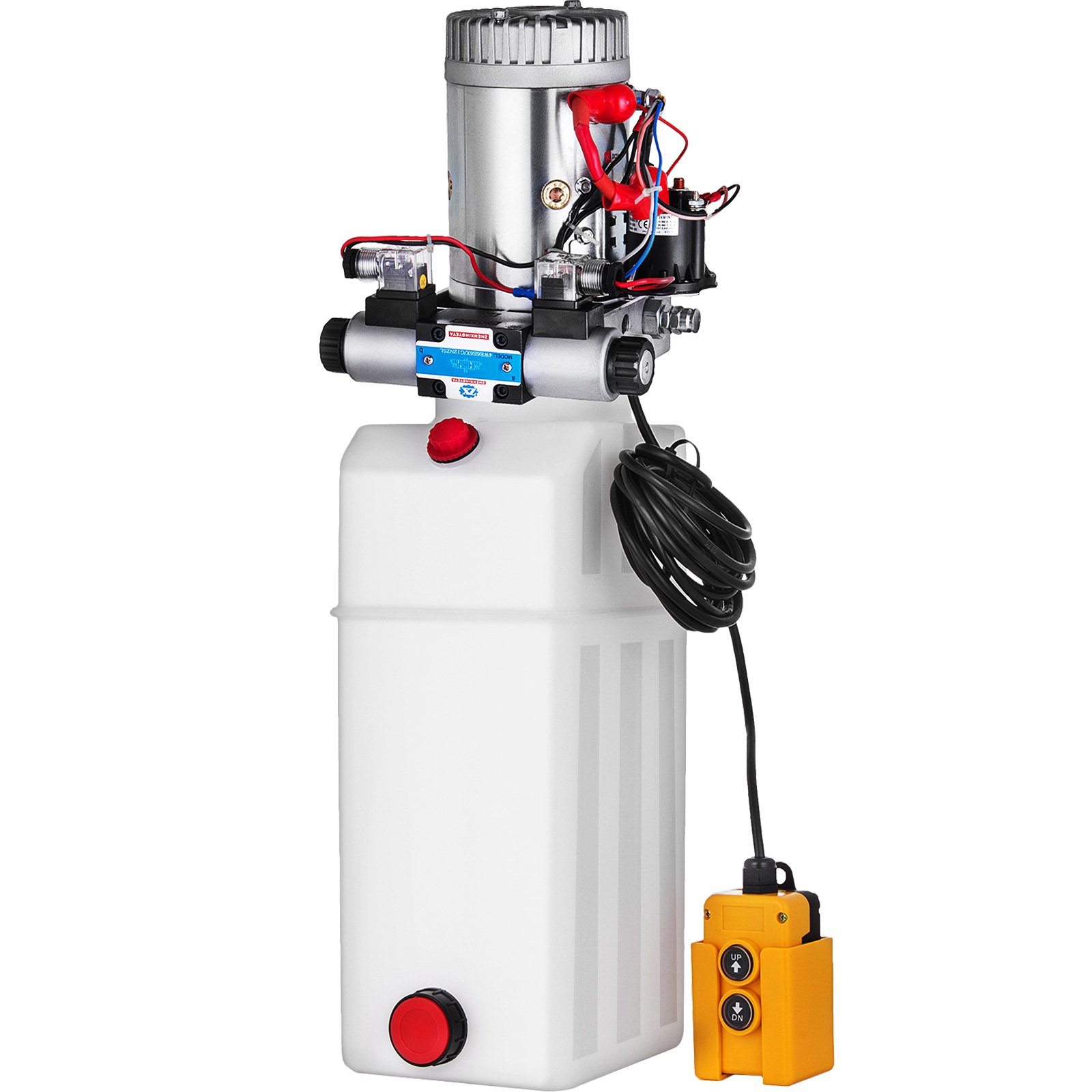 Bomba Hidráulica De Acción 24v Dc Con Doble Efecto Con Depósito De Plástico 8l