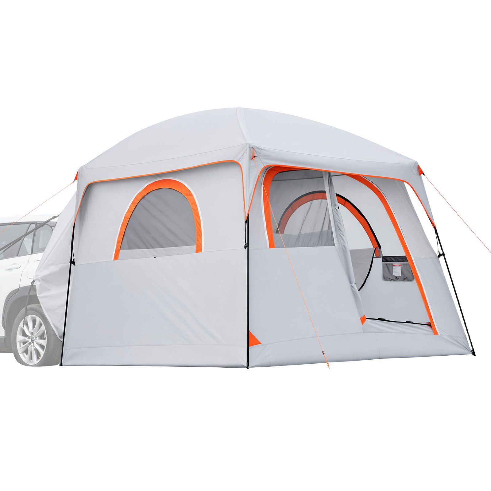 VEVOR Tienda de Campaña para Portón Trasero 304,8 x 274,3 x 220 cm para 6 Personas, Tienda de Campaña para Maletero de Coche con Puertas Ventiladas y Ventanas de Malla para Acampar al Aire Libre