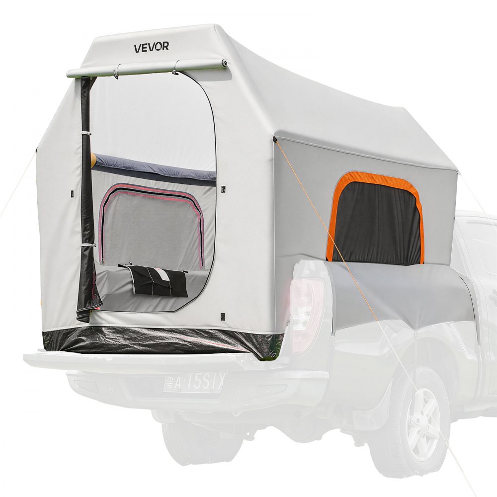VEVOR Tienda de Campaña Inflable para Coche 219 x 165 x 183 cm, para 2 a 3 Personas, Tienda de Campaña para Maletero de SUV, con Puerta Ventilada y Ventana de Malla para Acampar al Aire Libre