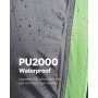 VEVOR Tienda de Campaña para Camioneta, Apta para Tiendas de Campaña para Camionetas 2,5 a 2,5 m para Acampar, Impermeable PU2000 mm, 2 o 3 Personas, Bolsa de Almacenamiento, 3250 x 1830 x 1800 mm