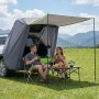 VEVOR SUV Tent with Shade Awning, All-Season SUV Tailgate Tent, PU2000mm Waterproof Car Rear Hatch Camping Tents, Portable Sun Shade Tailgate Shelter with Carrying Bag for Outdoor Hiking