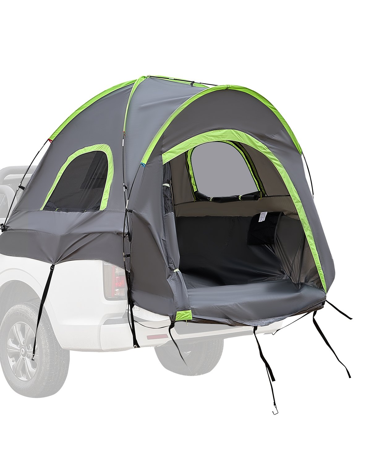 VEVOR Tienda de Campaña para Camioneta, Apta para Tiendas de Campaña para Camionetas, para 2 o 3 Personas con Diseño de Ventanas de Doble Capa, con Bolsa de Almacenamiento, 2300 x 1800 x 1750 mm