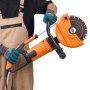 VEVOR Electric Concrete Saw, 230 mm, High-Performance Circular Saw 2000 W, Cutting Depth 89 mm, Wet/Dry Disc Saw with Water Pipe, Water Pump, Saw Blade, for Stone and Brick