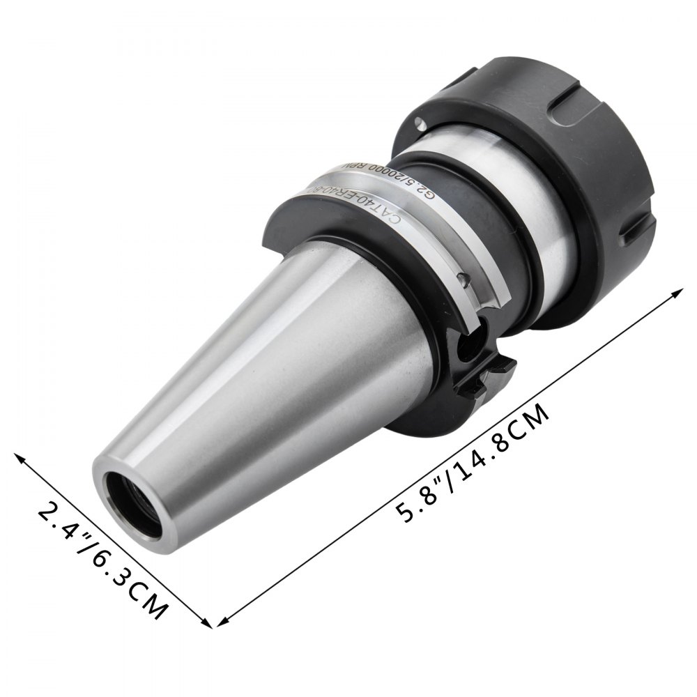 Cat40 Er40 Collet Chuck 4pcs 3.15''alta Precisión Duradero Endurecido Liso