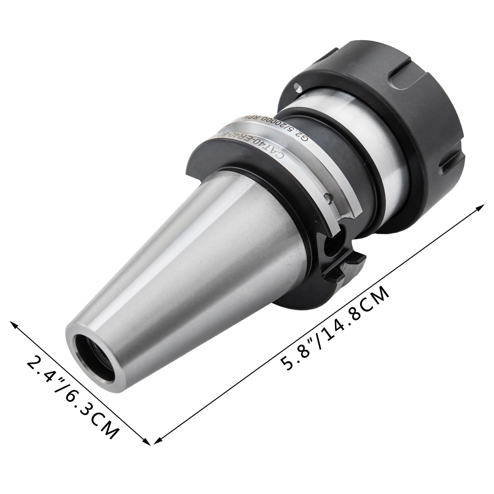 Cat40 Er40 Collet Chuck 4pcs 3.15''alta Precisión Duradero Endurecido Liso