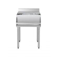 VEVOR Contenedor de Hielo de 61,6 L para Debajo del Mostrador 610 x 614 x 930 mm