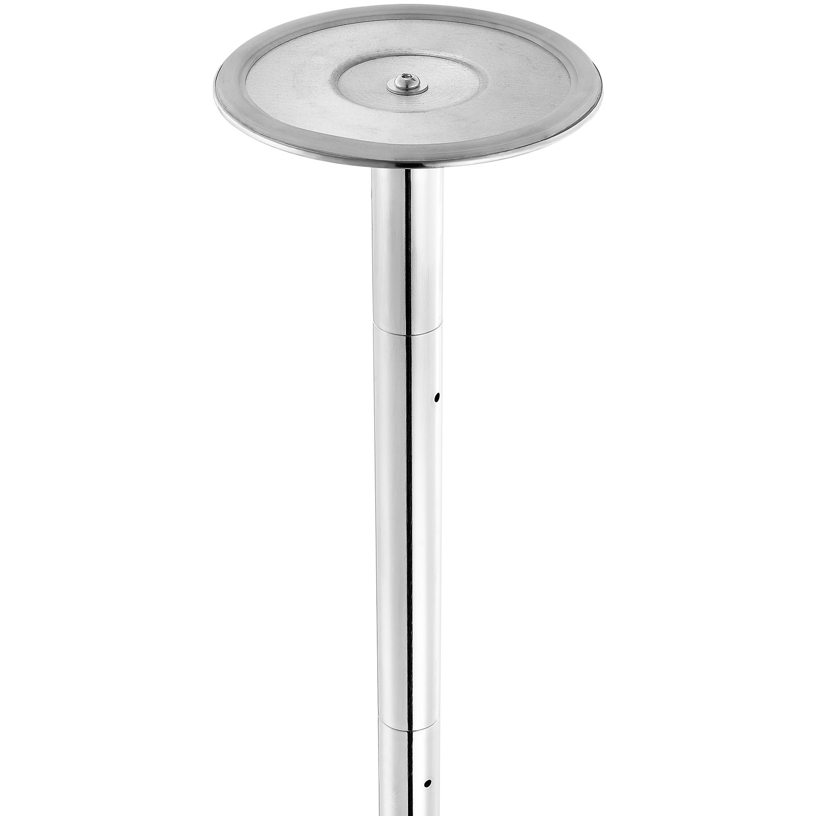 VEVOR Professional Dance Pole, Portable Pole Dance Pole, Professional, Approx. 210.5-278.4 cm, Height Adjustable, Detachable Fitness Pole, Spinning Fitness, Silver, Dance Pole for Gyms, Clubs, and Parties