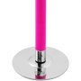 VEVOR Barra de Baile Profesional 2700x390 mm Barra de Baile Estática y Giratoria Kit de Danza en Barra Vertical Extraíble y Portátil Barra de Acero Inoxidable Resistente Altura Ajustable para Bar Club