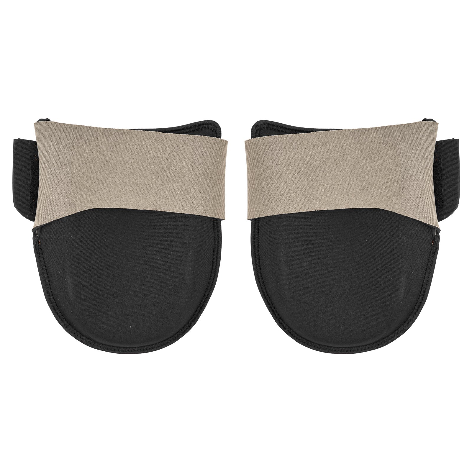 VEVOR Rodilleras para Trabajo Almohadillas de Cuero Duraderas Rodilleras de Trabajo Lavables Fáciles de Poner y Quitar Soporte de Rodillas Extra Grueso para Jardinería, Pisos, Limpieza, Negro y Marrón