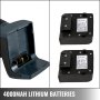 VEVOR Máquina Portátil de Embalaje de Paquetes Ancho de Flejado 10-19 mm, Herramienta Neumática de Flejado para PP y PET Espesor de Flejado 0,5-1,2 mm Máquina Neumática de Flejado Tensión 400-3500N