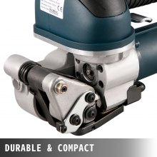 VEVOR Máquina Portátil de Embalaje de Paquetes Ancho de Flejado 10-19 mm, Herramienta Neumática de Flejado para PP y PET Espesor de Flejado 0,5-1,2 mm Máquina Neumática de Flejado Tensión 400-3500N
