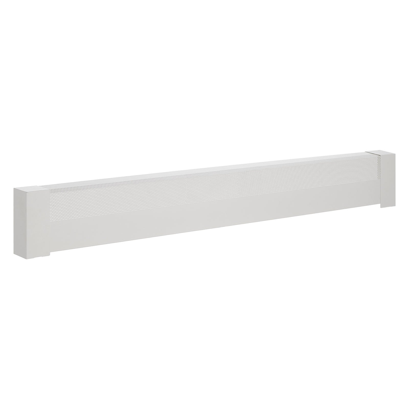 VEVOR Cubierta Frontal Estándar de Radiadores Eléctricos para Zócalo, Serie Básica, 1831 x 80 x 193 mm, Cubierta de Repuesto de Acero Resistente, para Dormitorio, Agujero Medio Abierto, Blanco