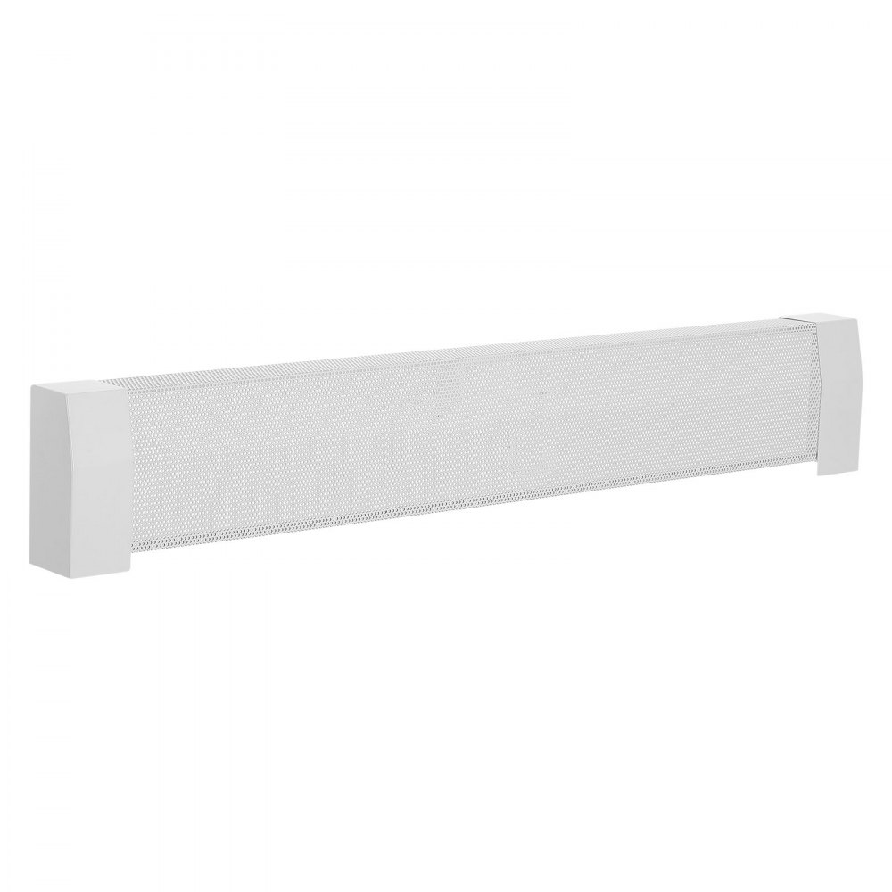VEVOR Cubierta Frontal Estándar de Radiadores Eléctricos a Zócalo, Serie Premium, 1222 x 81 x 193 mm, Cubierta de Repuesto Acero Resistente, Agujero Completamente Abierto, a Dormitorio, Blanco
