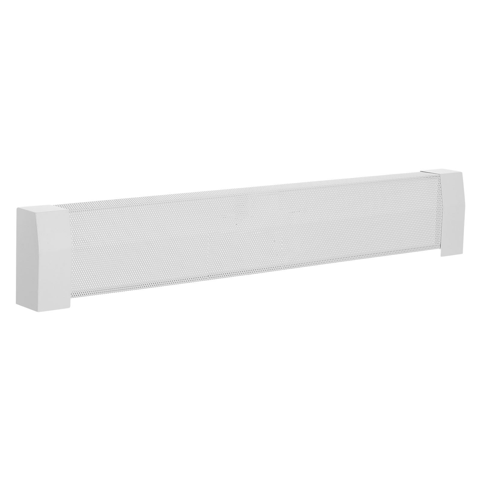 VEVOR Cubierta Frontal Estándar de Radiadores Eléctricos a Zócalo, Serie Premium, 1222 x 81 x 193 mm, Cubierta de Repuesto Acero Resistente, Agujero Completamente Abierto, a Dormitorio, Blanco