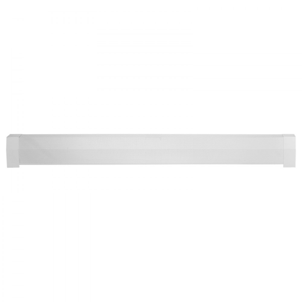 VEVOR Cubierta Frontal Estándar de Radiadores Eléctricos a Zócalo, Serie Premium, 1832 x 81 x 193 mm, Cubierta de Repuesto de Acero Resistente, Dormitorio, Blanco, Agujero Completamente Abierto